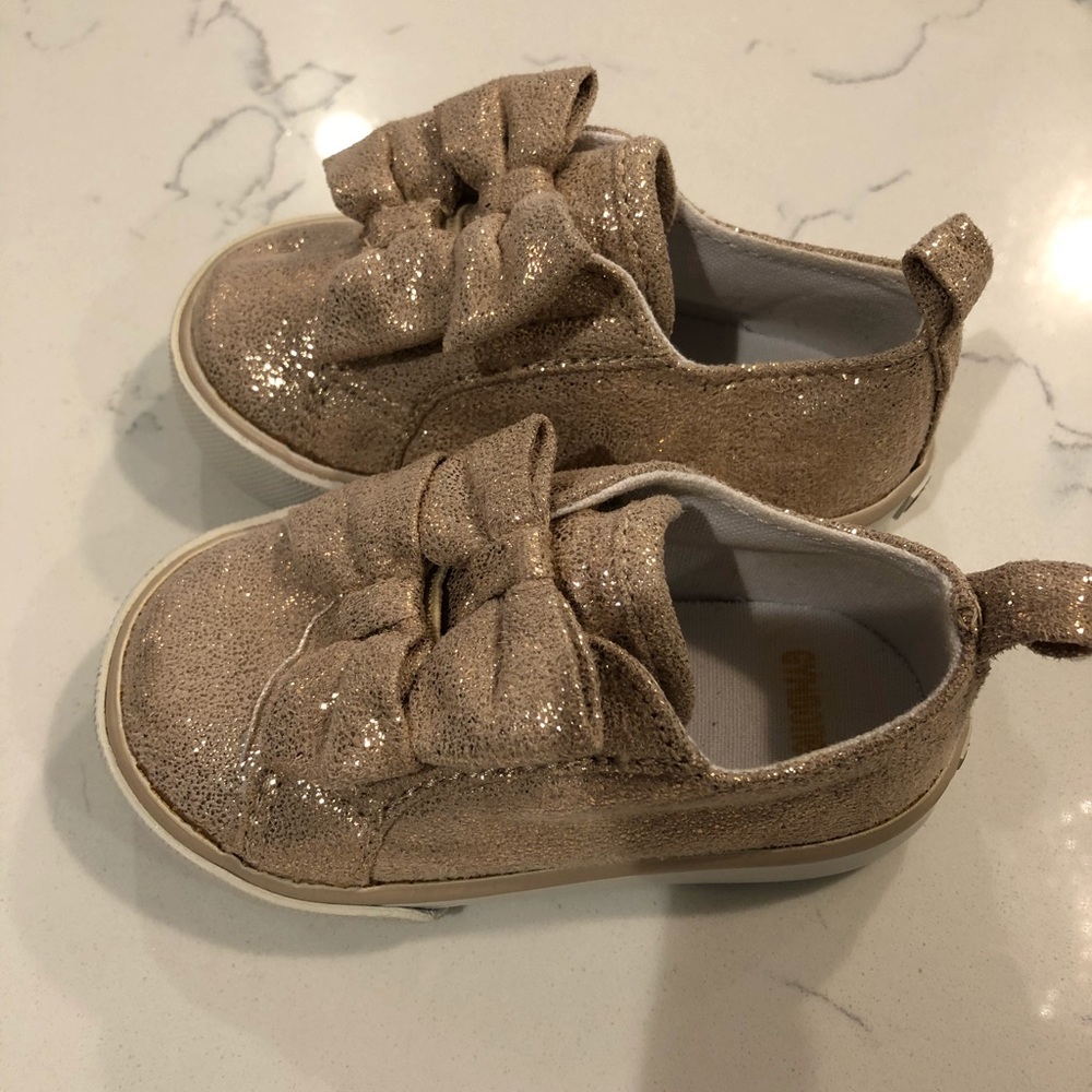 Adorable gold shiny toddler slip in by GYMBOREE